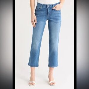 Loft relaxed straight crop size 25 / 0 in excellent condition 99% cotton